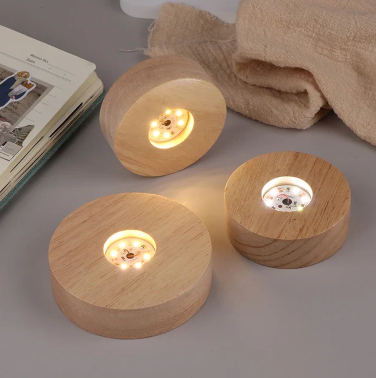 MoonMAGIC® - Lámpara de Cristal en Forma de Luna 🌕