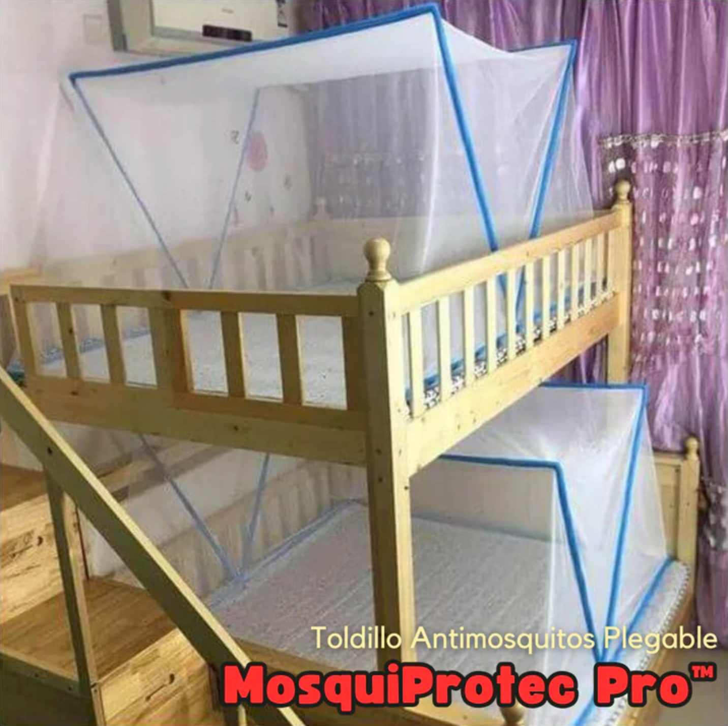 MosquiProtec Pro™ - Toldillo Plegable Anti Mosquitos 🦟🛏️