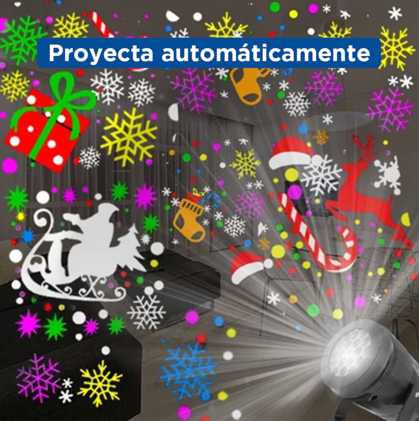 FestiLuz® - Proyector de Figuras Navideñas