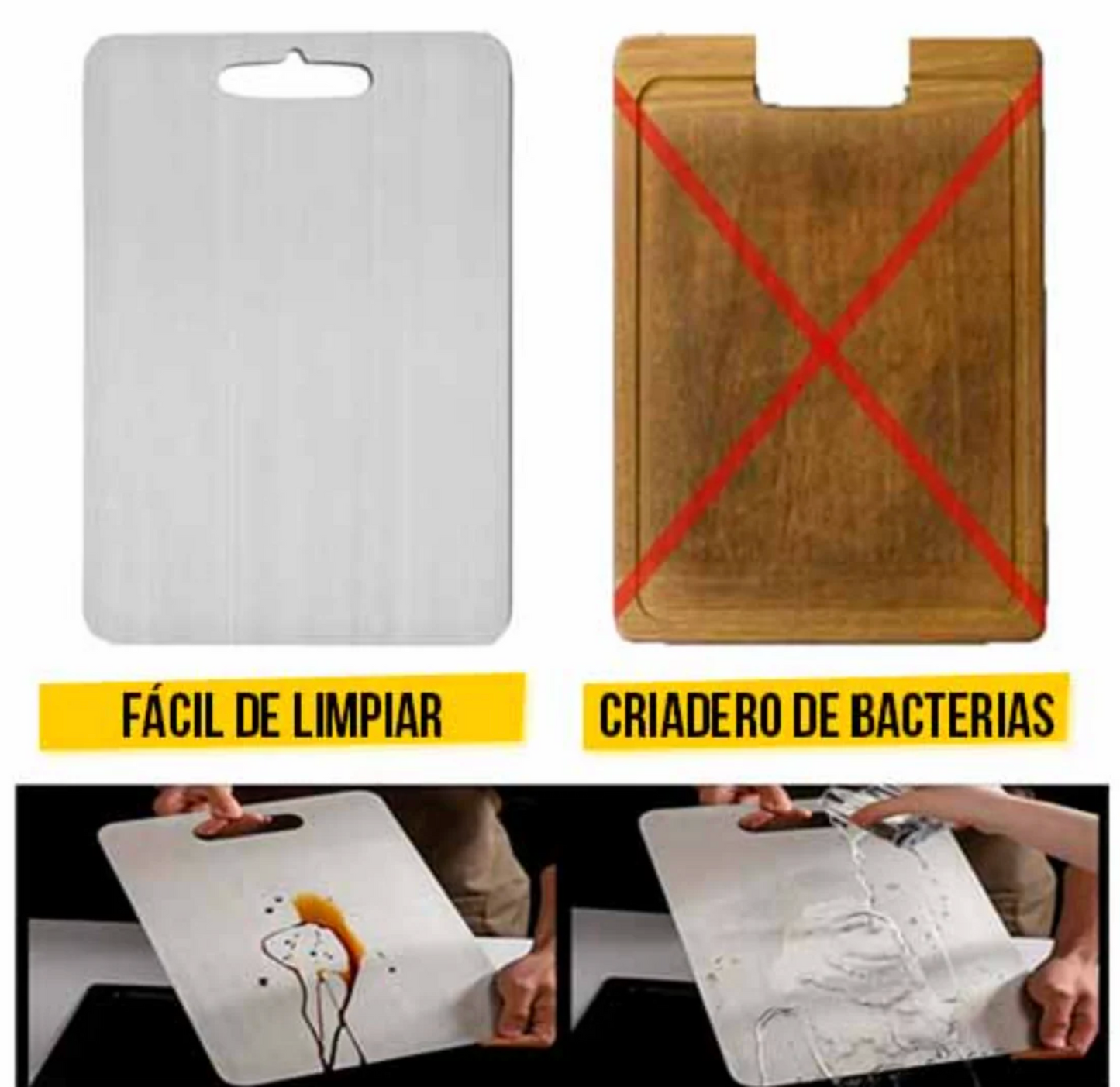 COMBO X2 TABLAS DE COCINA ACERO INOXIDABLE