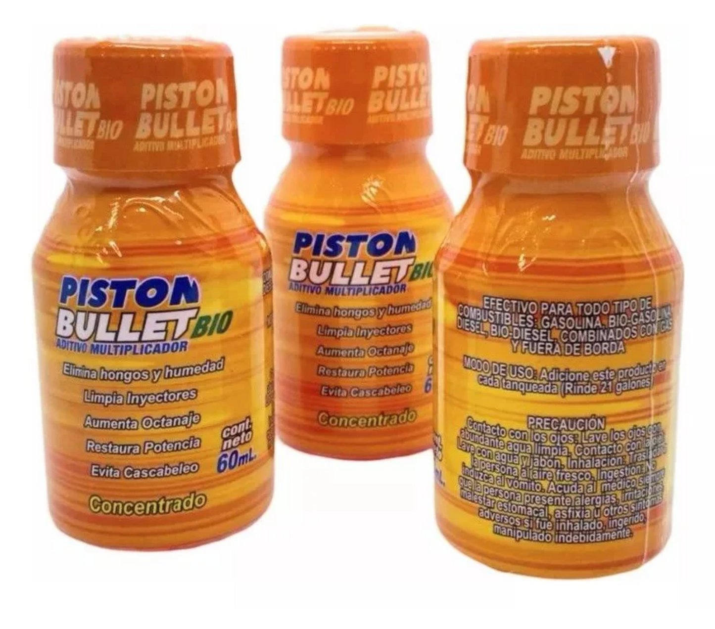 Piston Bullet® 3x1 - Limpia y potencia tu motor + Guia GRATIS