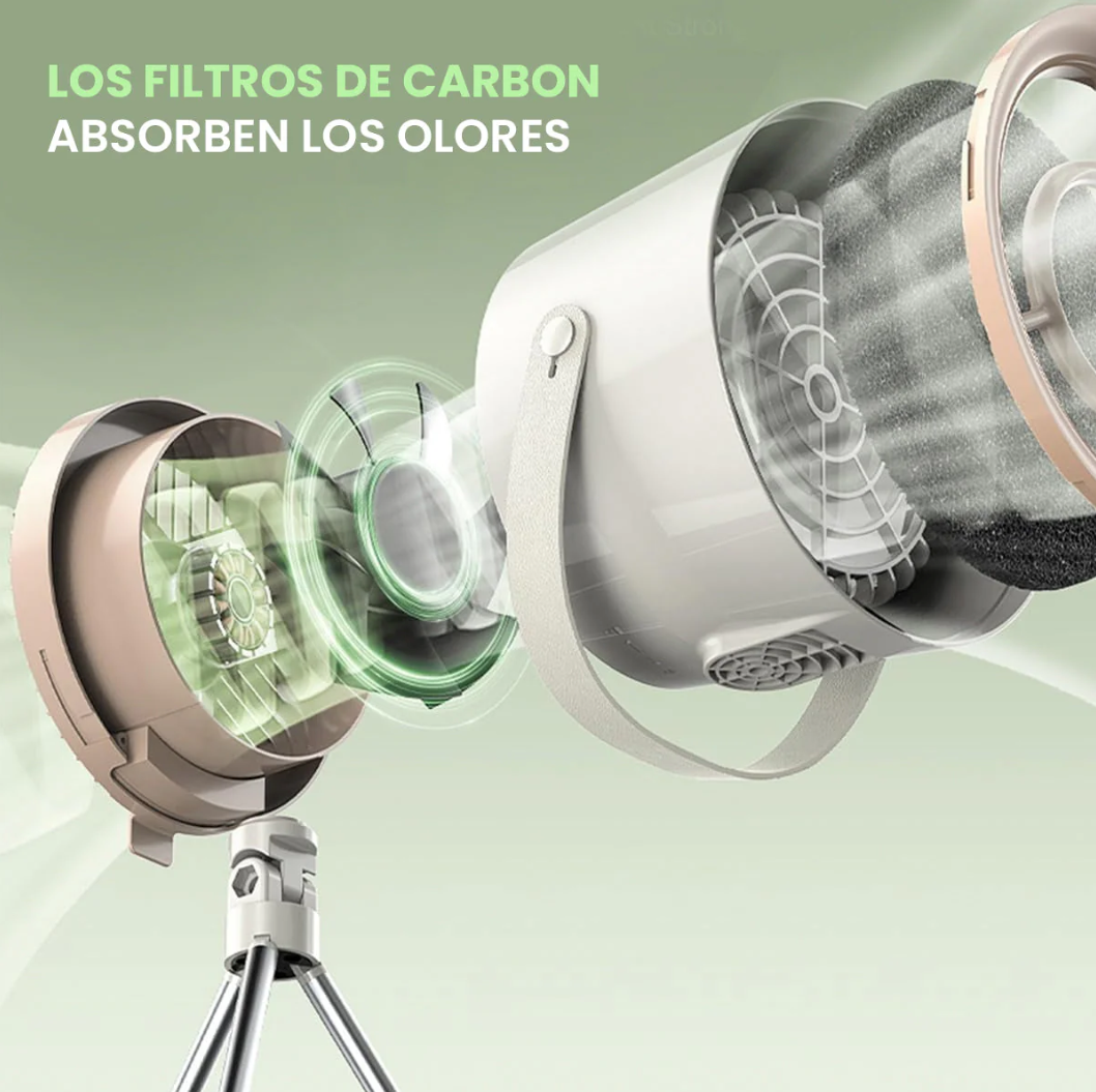 PureAir® - Extractor Anti-Olores de Habitación