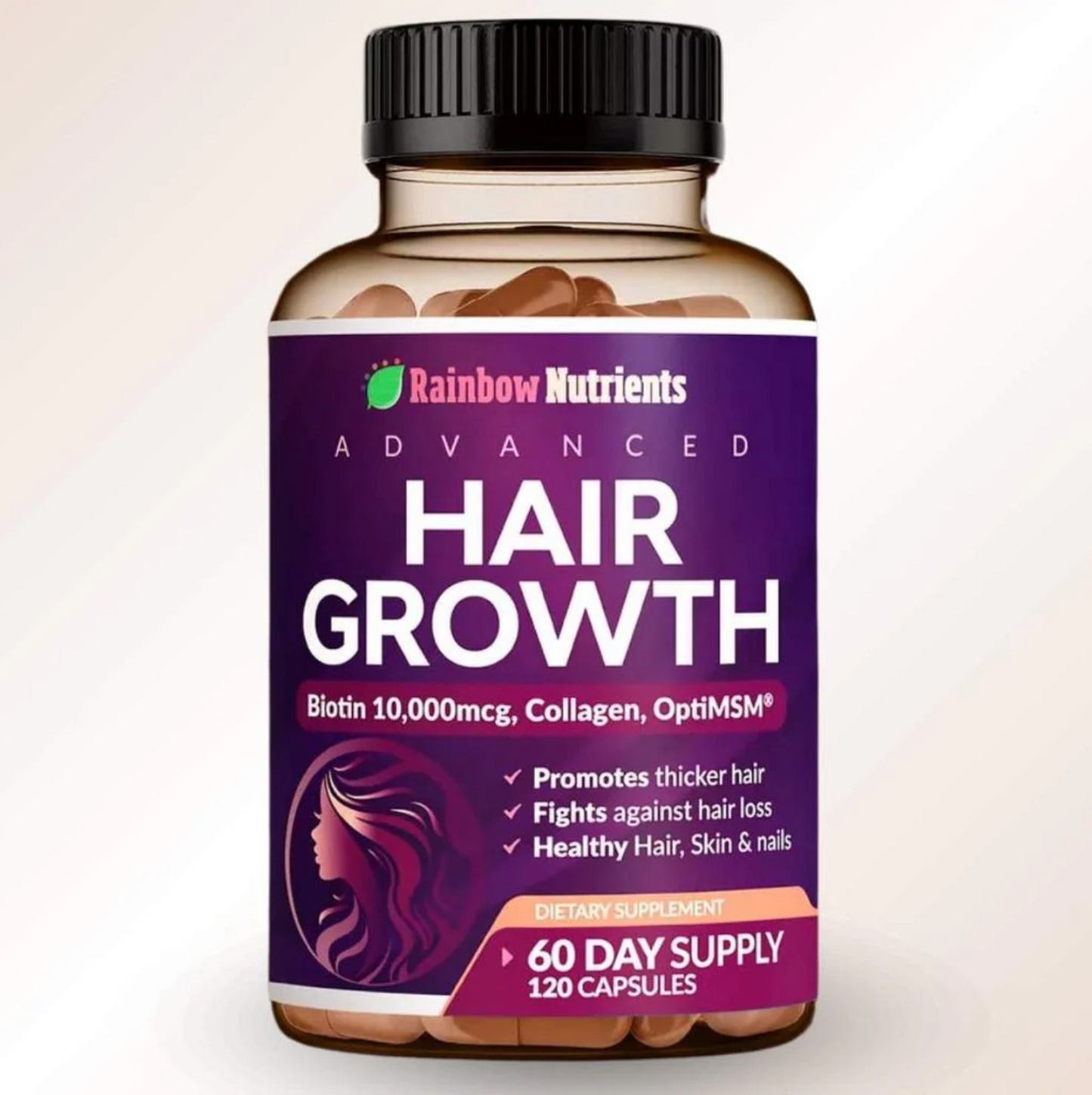 2x1 Hair Glow Vits® - Nutrición Capilar Avanzada (Fórmula Pro-Crecimiento)