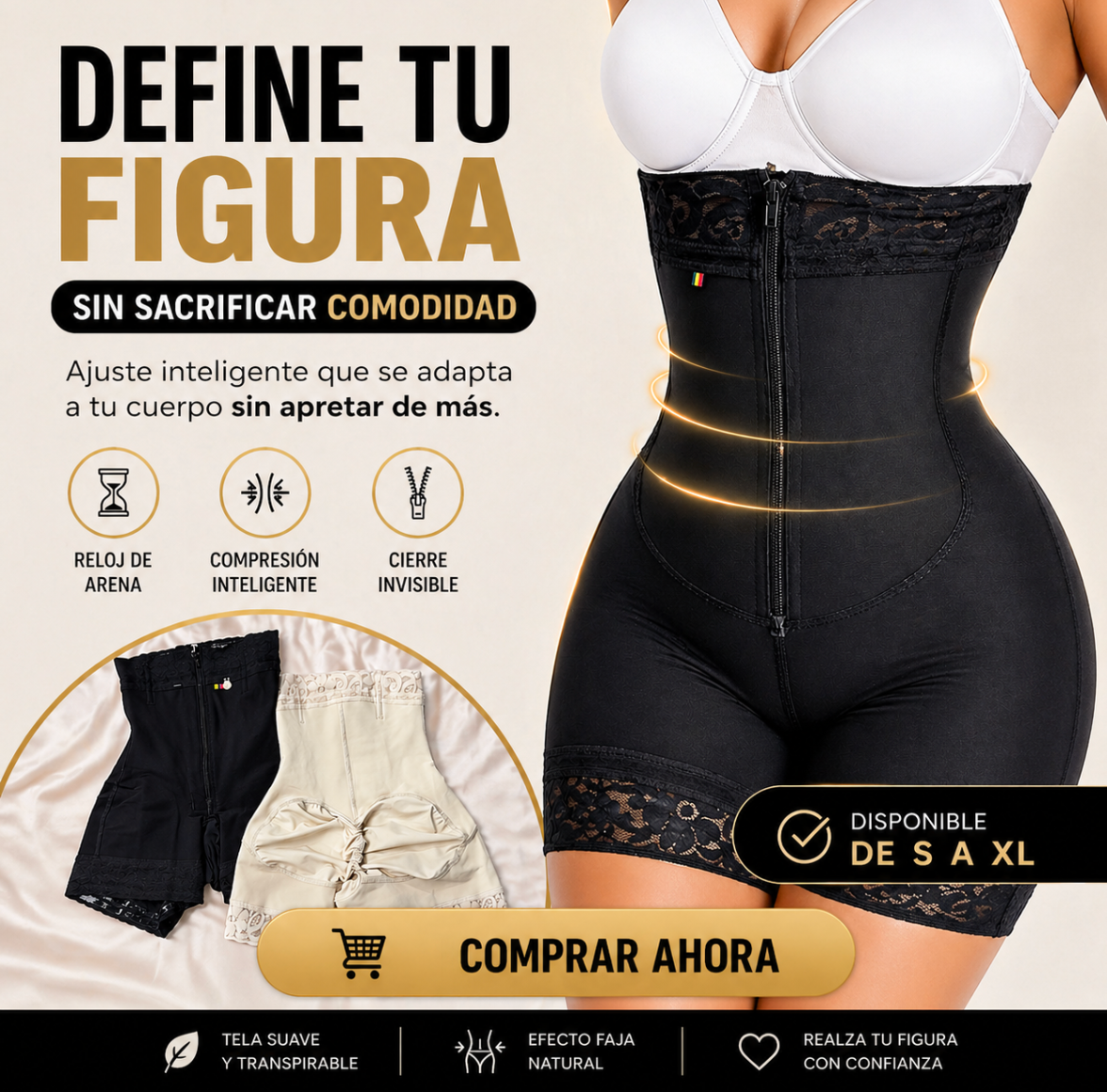 CurveX® – Faja Short de Compresión Inteligente