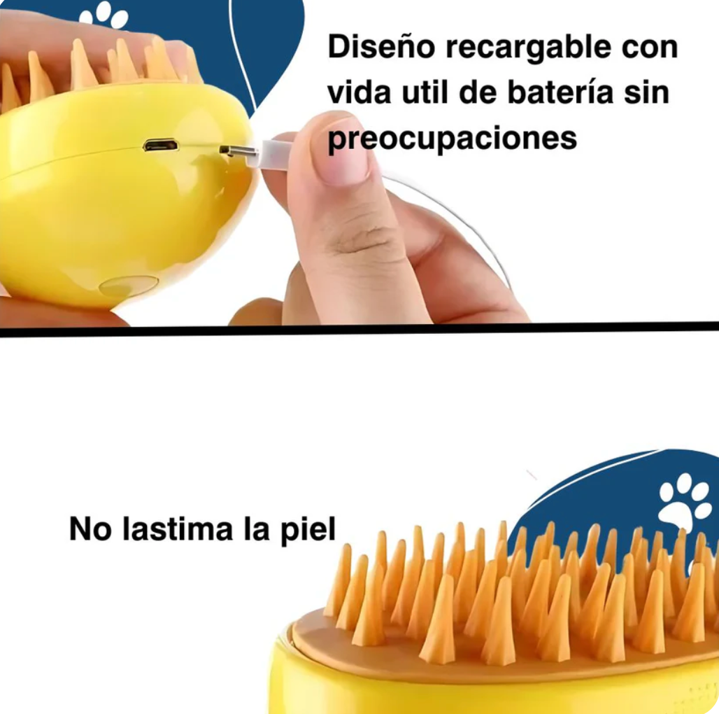 PetCare® - Cepillo Vaporizador para Mascota