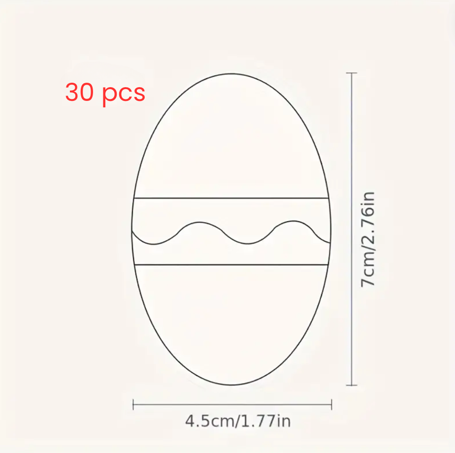 30 Pegatinas Protectoras para Oídos a Prueba de Agua
