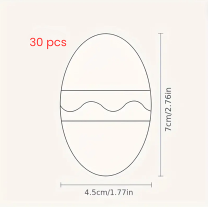 30 Pegatinas Protectoras para Oídos a Prueba de Agua