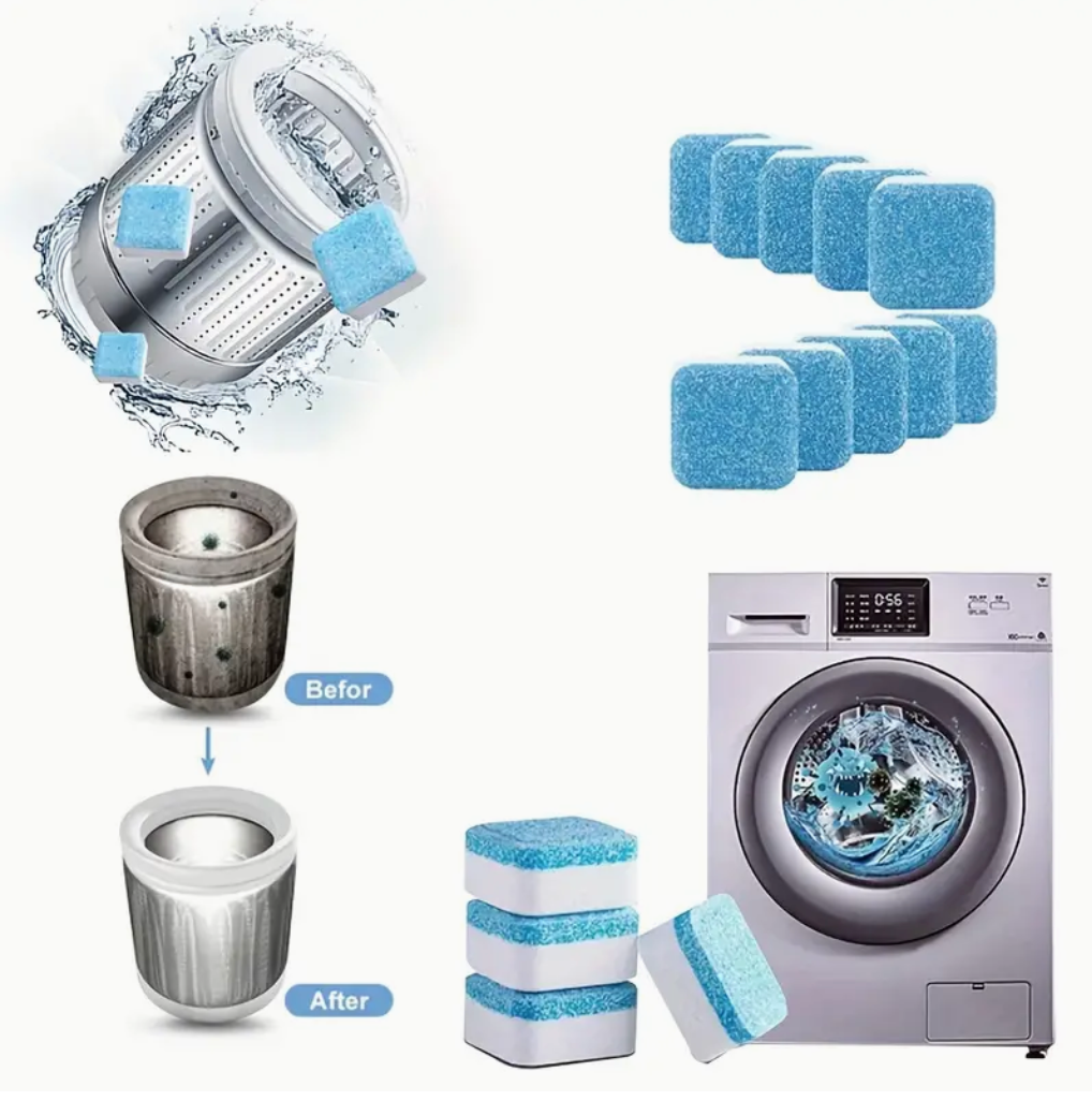 Magic Cleaner® - Pastilla Limpiadora de Lavadora x 12unidades