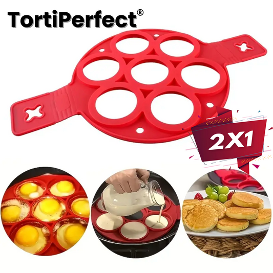 TortiPerfect® - Molde de Silicona Rojo