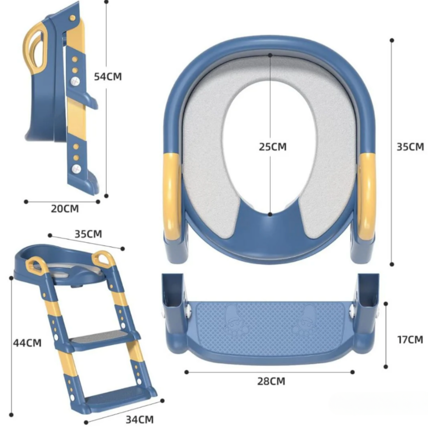 PequeTrono® - Escalera de Inodoro con Almohadilla para tus Pequeños!