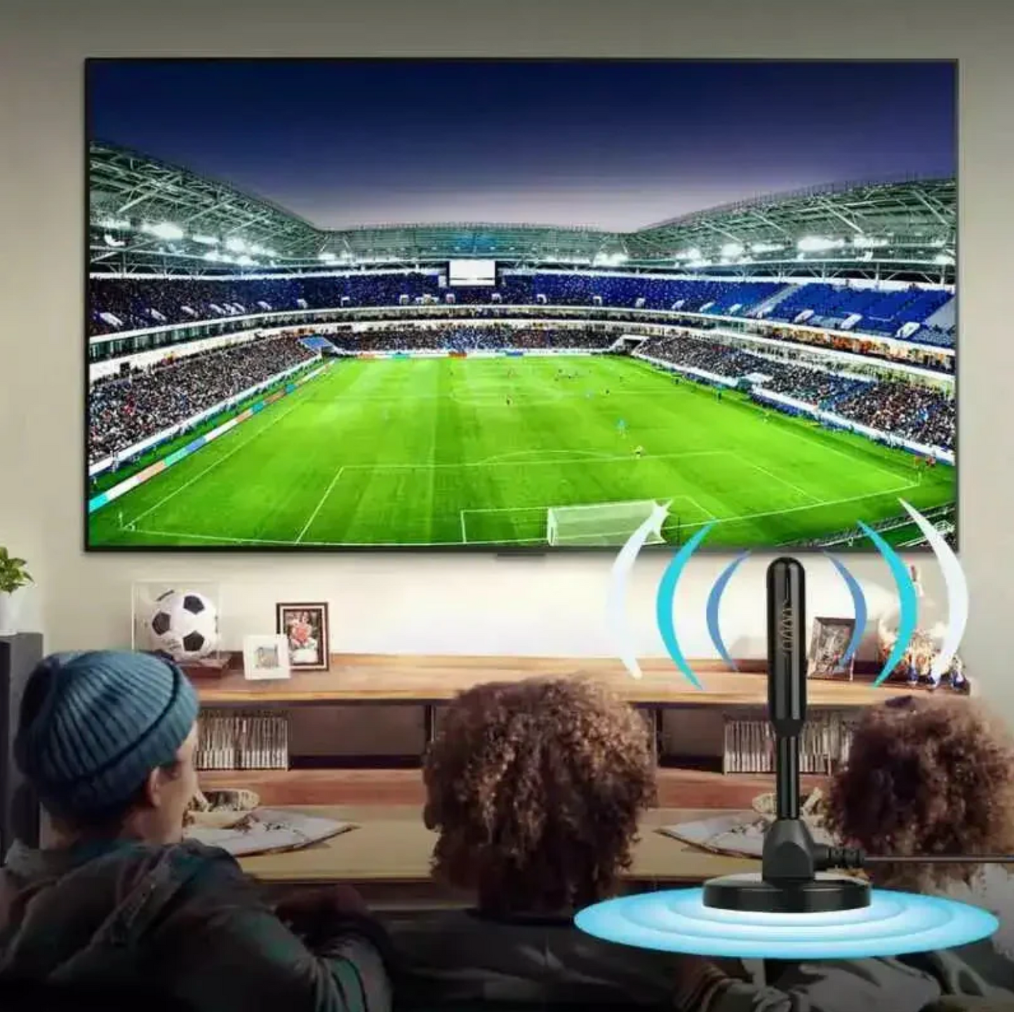 FullView® - Antena de TV Digital HD | COMPATIBLE CON TODOS LOS TELEVISORES