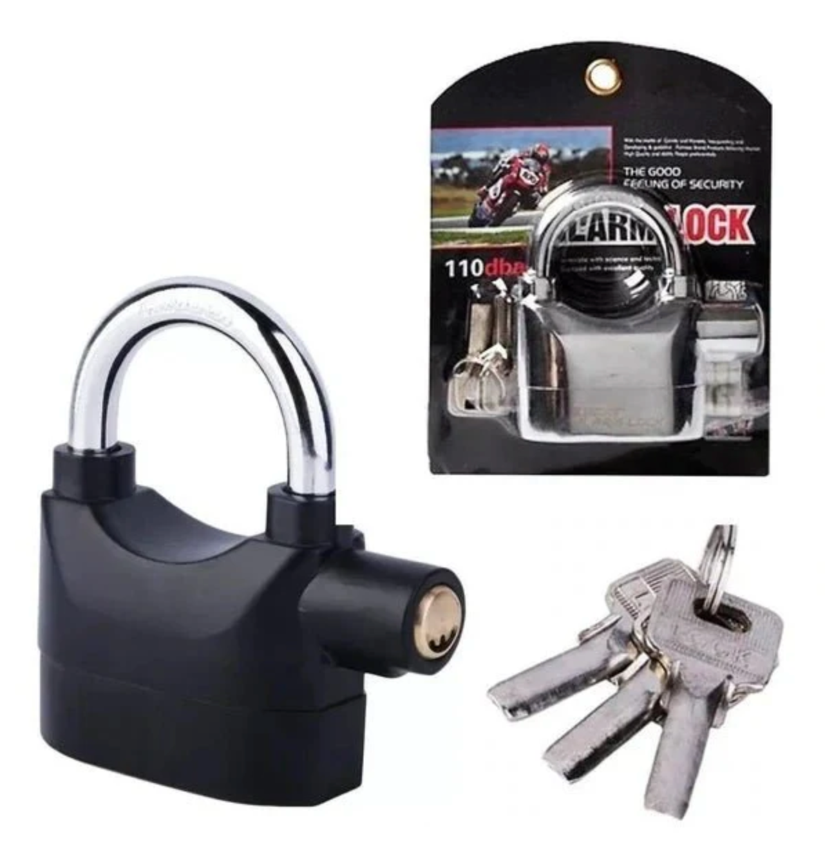 LockGuard® - Candado de Seguridad con Alarma