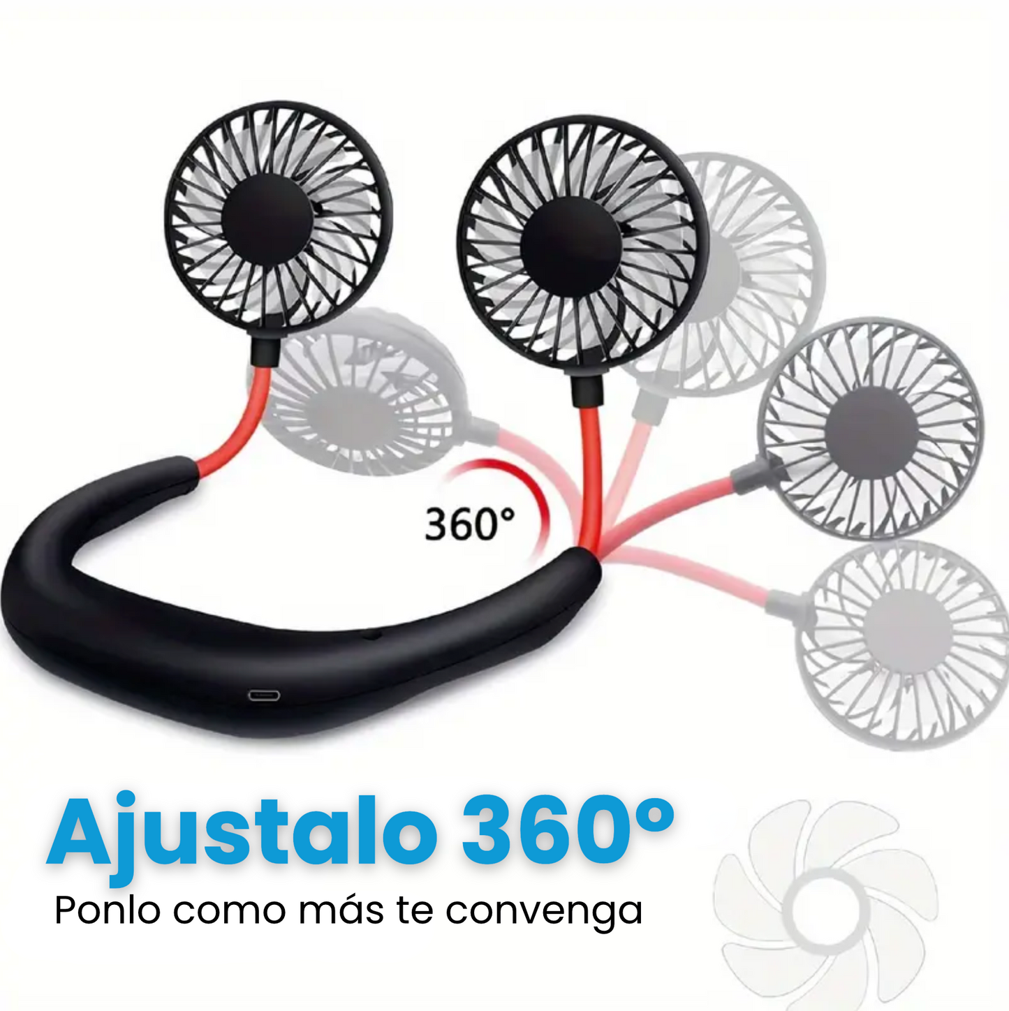 AirCooler® - Ventilador Portátil para Cuello 360º