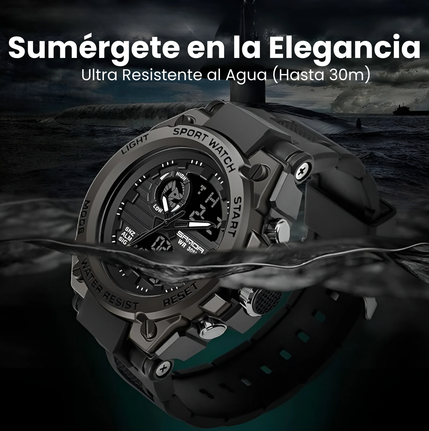 AquaTime - Reloj Digital para Hombre