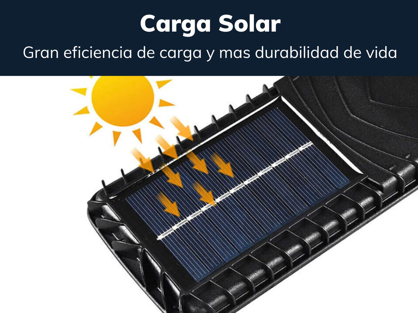 Solar Deluxe® - Lampara Solar con Sensor de Movimiento