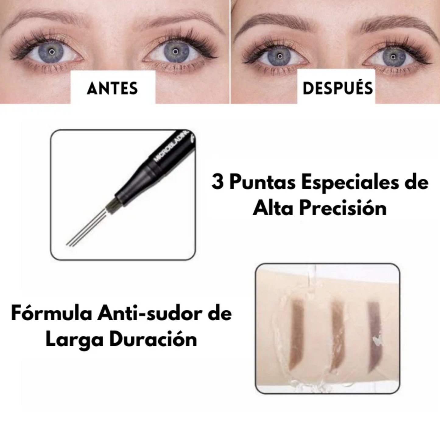 2x1 Browclass® - Microblading de Cejas Impermeable 3D