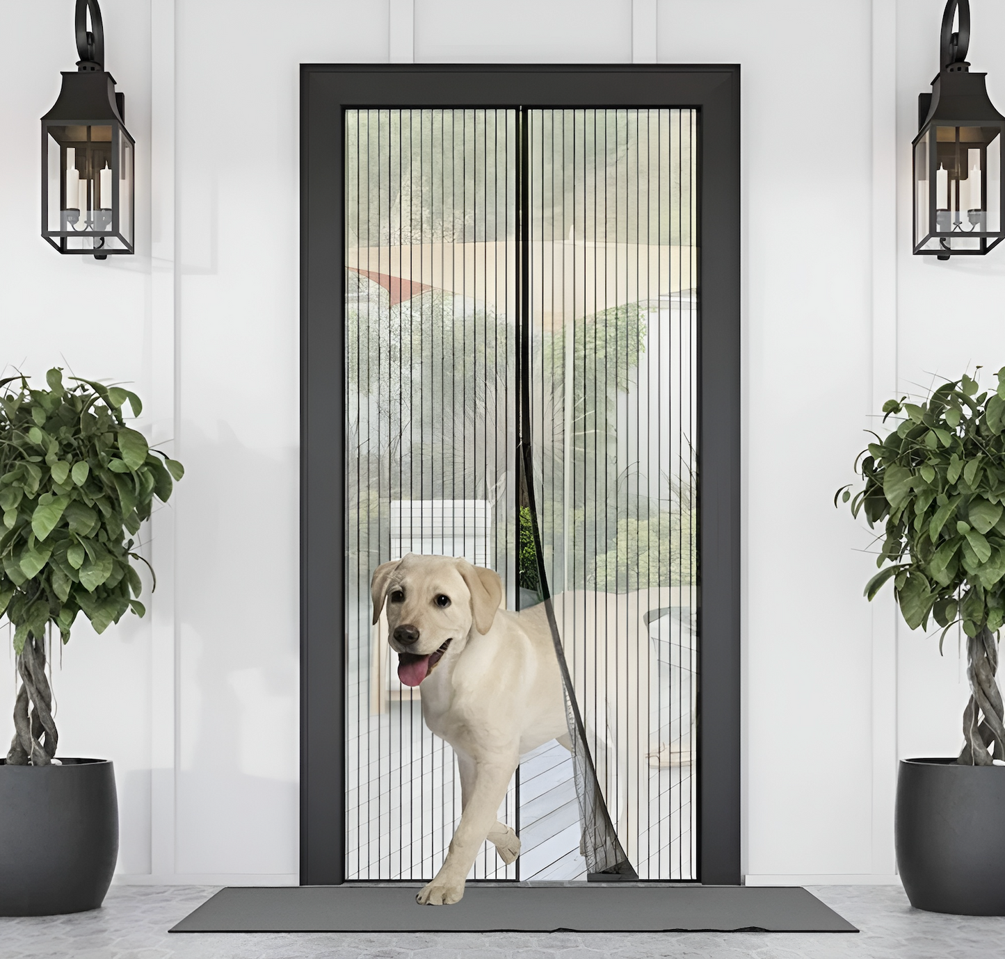 InsectSafe® - Mosquitero Magnético para Puertas