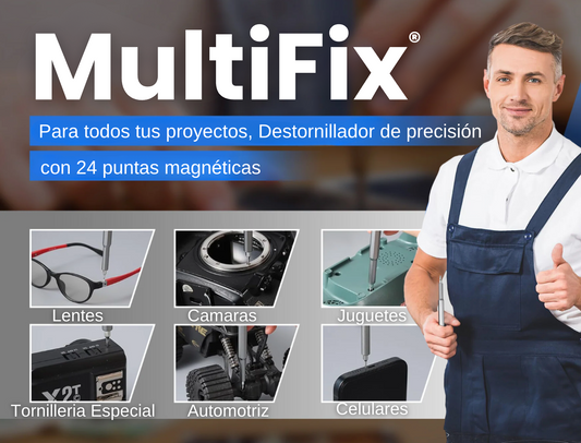 MultiFix® - Destornillador de Precisión 24 en 1