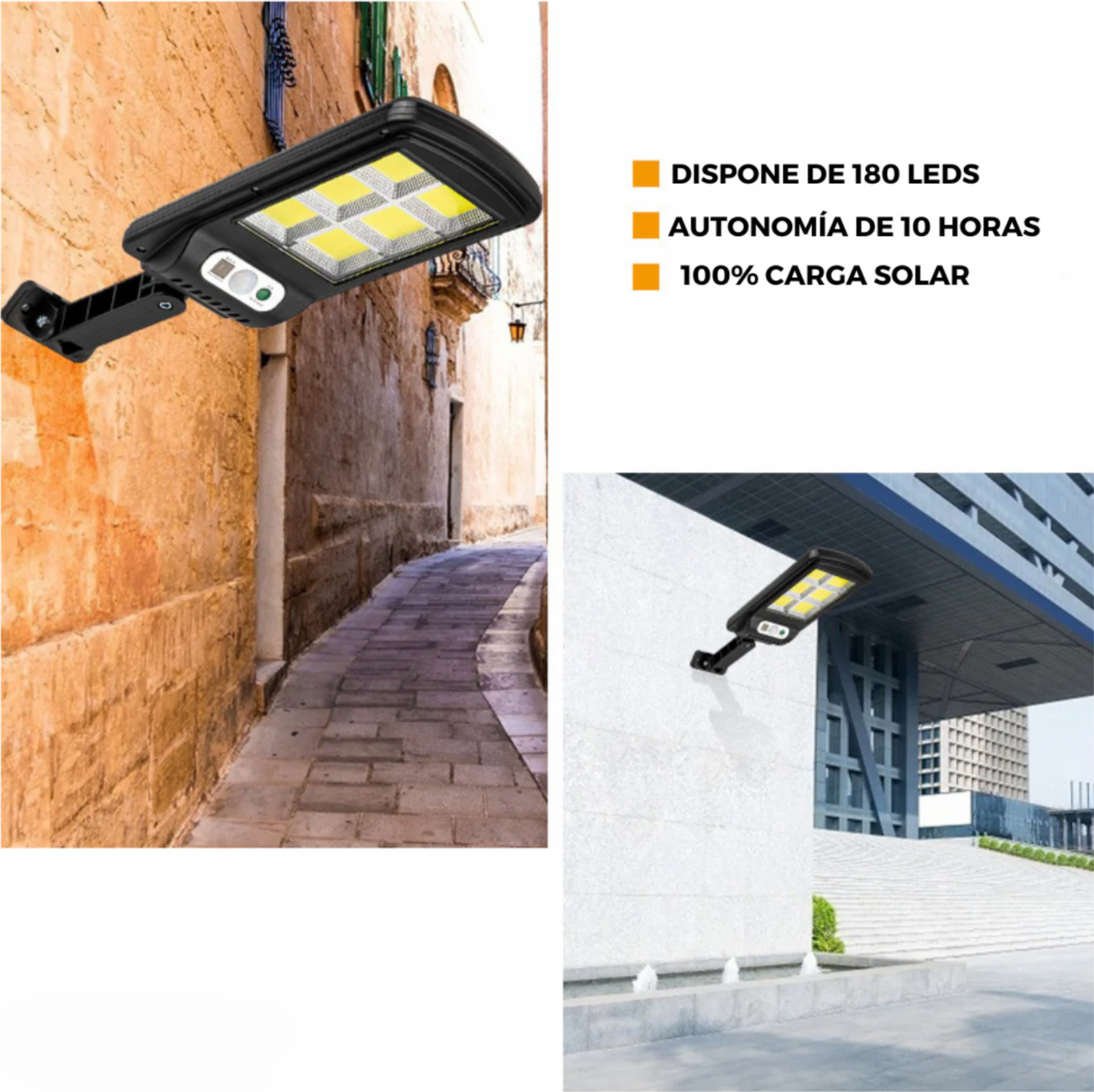 Solar Deluxe® - Lampara Solar con Sensor de Movimiento