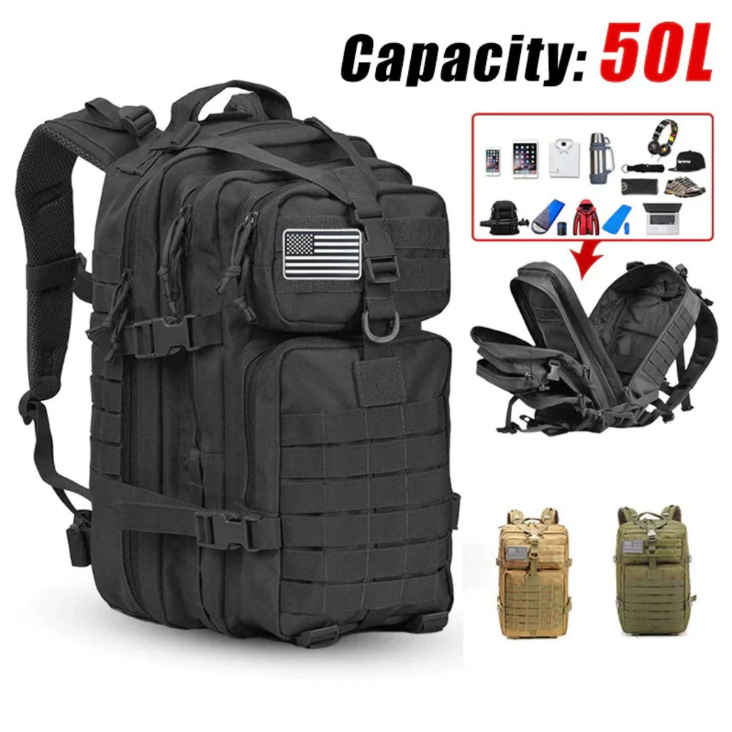 Mil-Tec® - Mochila Militar 50L
