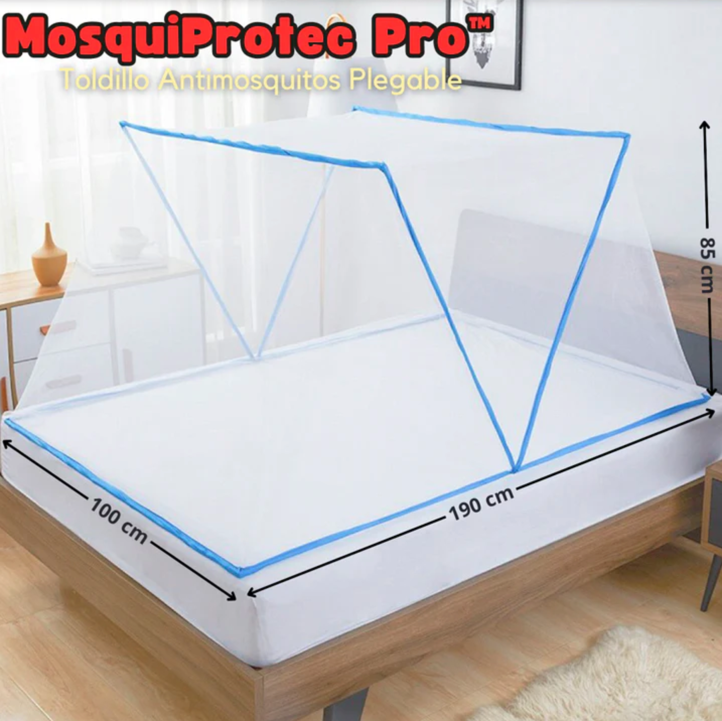 MosquiProtec Pro™ - Toldillo Plegable Anti Mosquitos 🦟🛏️