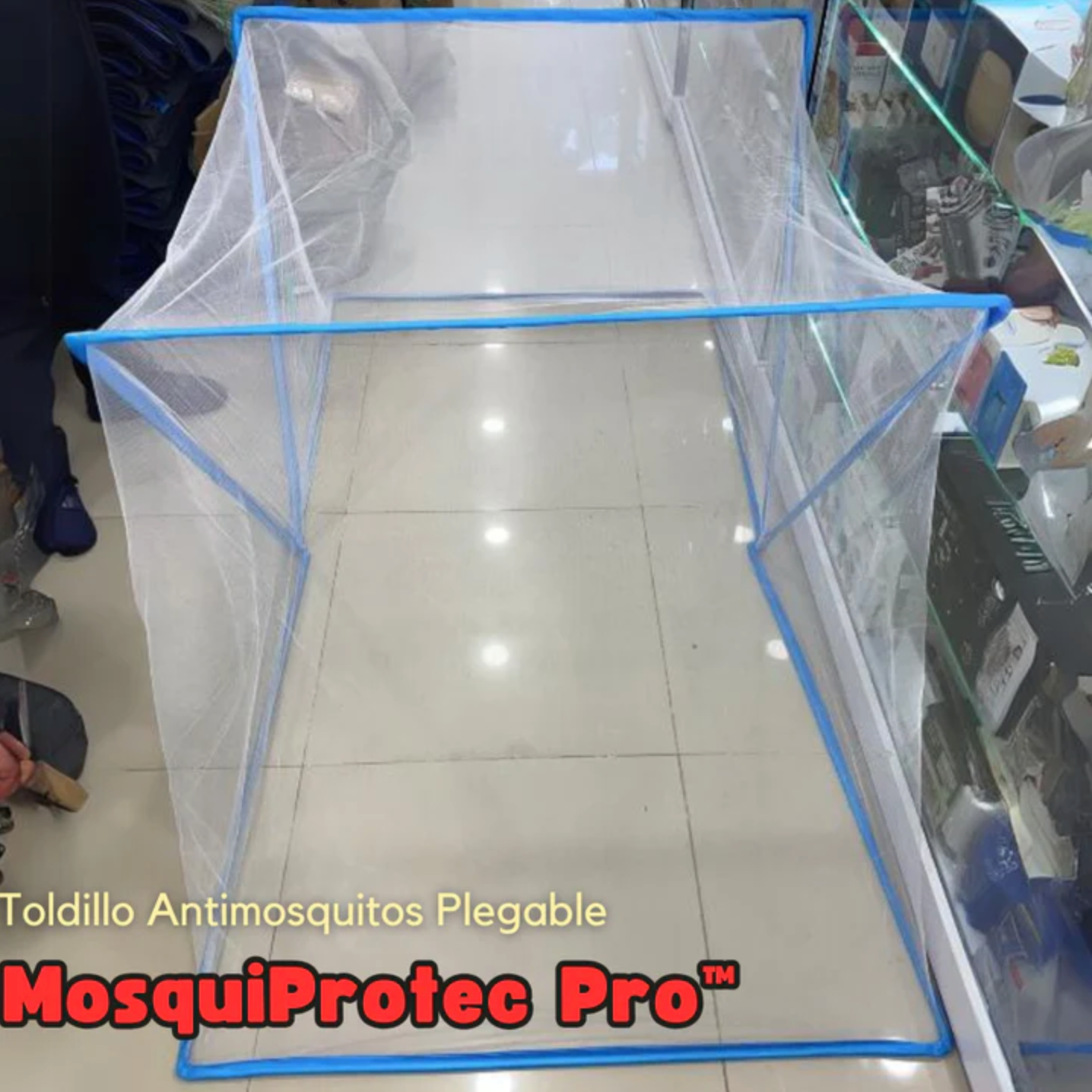 MosquiProtec Pro™ - Toldillo Plegable Anti Mosquitos 🦟🛏️