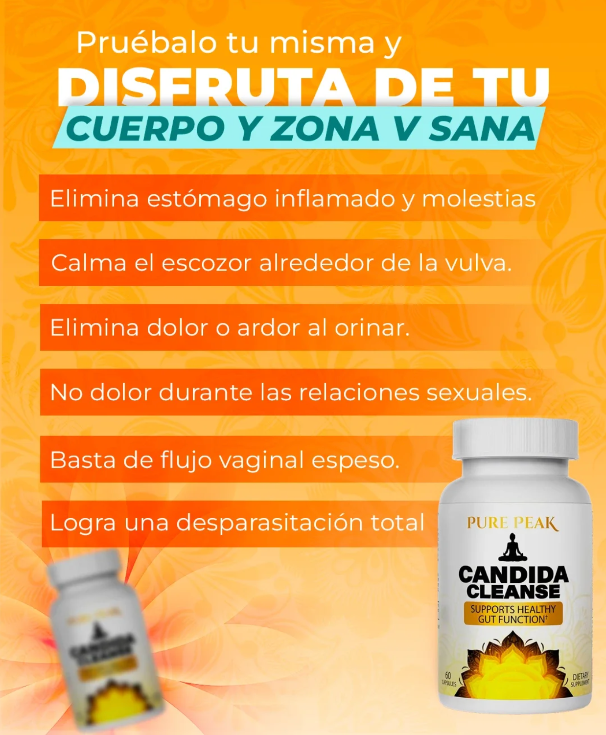 CANDIDA CLEANSE™ LIMPIEZA NATURAL HONGO CÁNDIDA