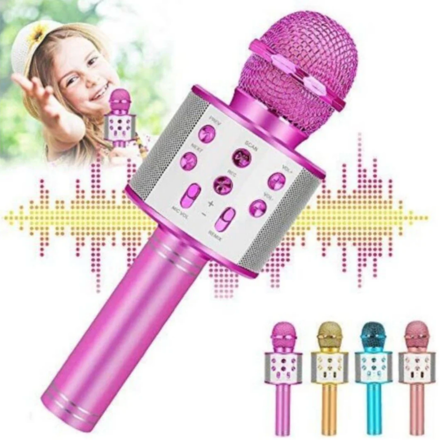 Karaoke Kids® - Microfono Karaoke Con Bluetooth