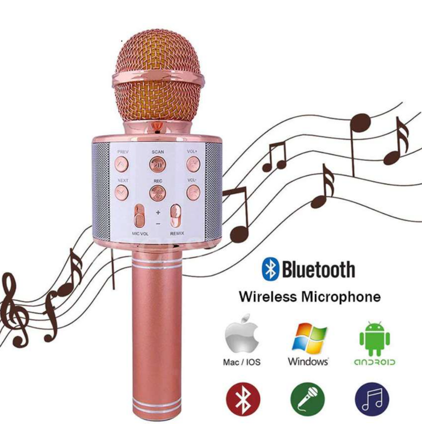 Karaoke Kids® - Microfono Karaoke Con Bluetooth