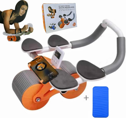 AbsRoller® - Rueda Abdominal con Rebote Automático y Soporte para Codo
