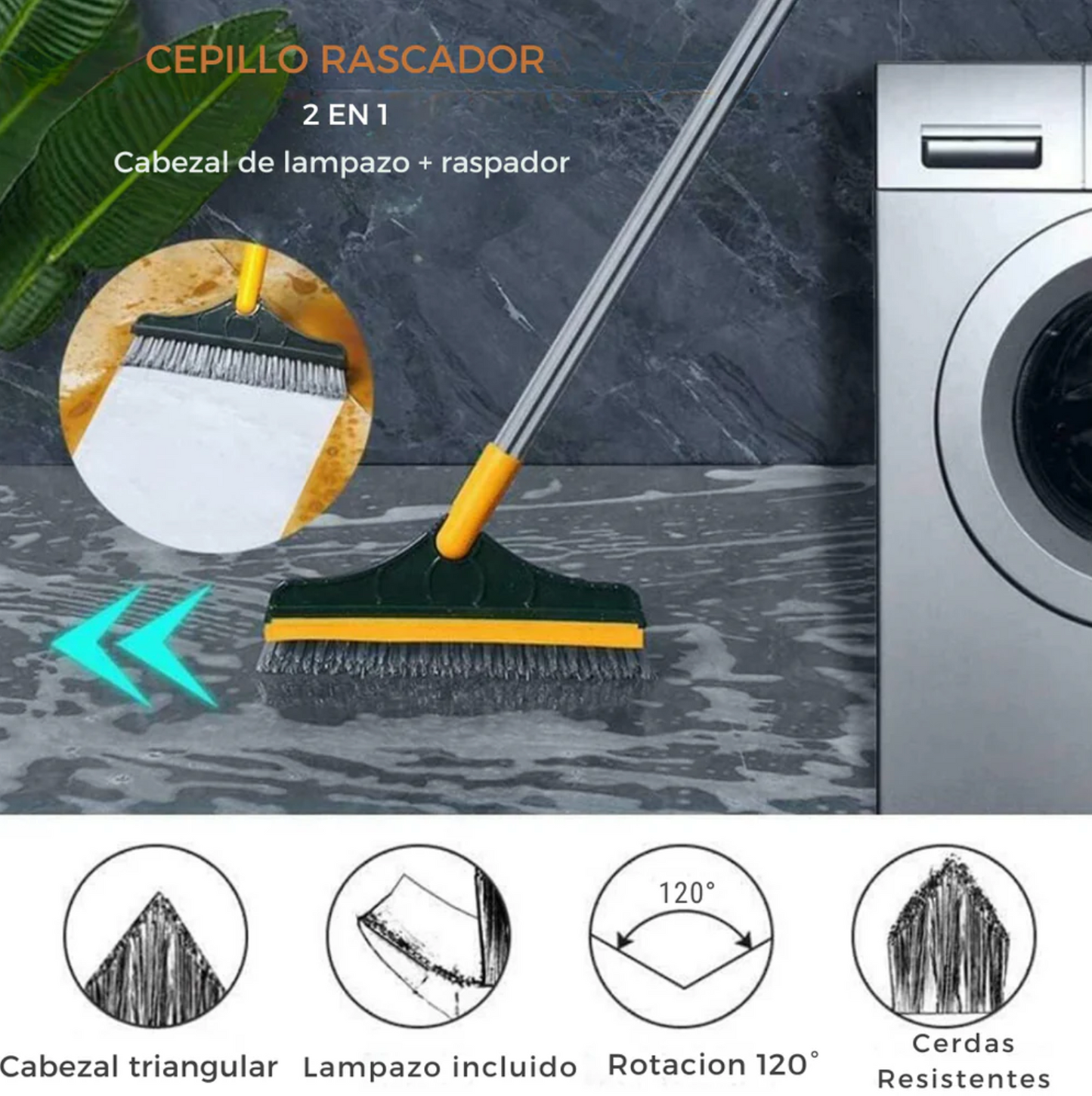 2X1 CleanBrush Pro® - Cepillo de Limpieza Profunda 2 en 1
