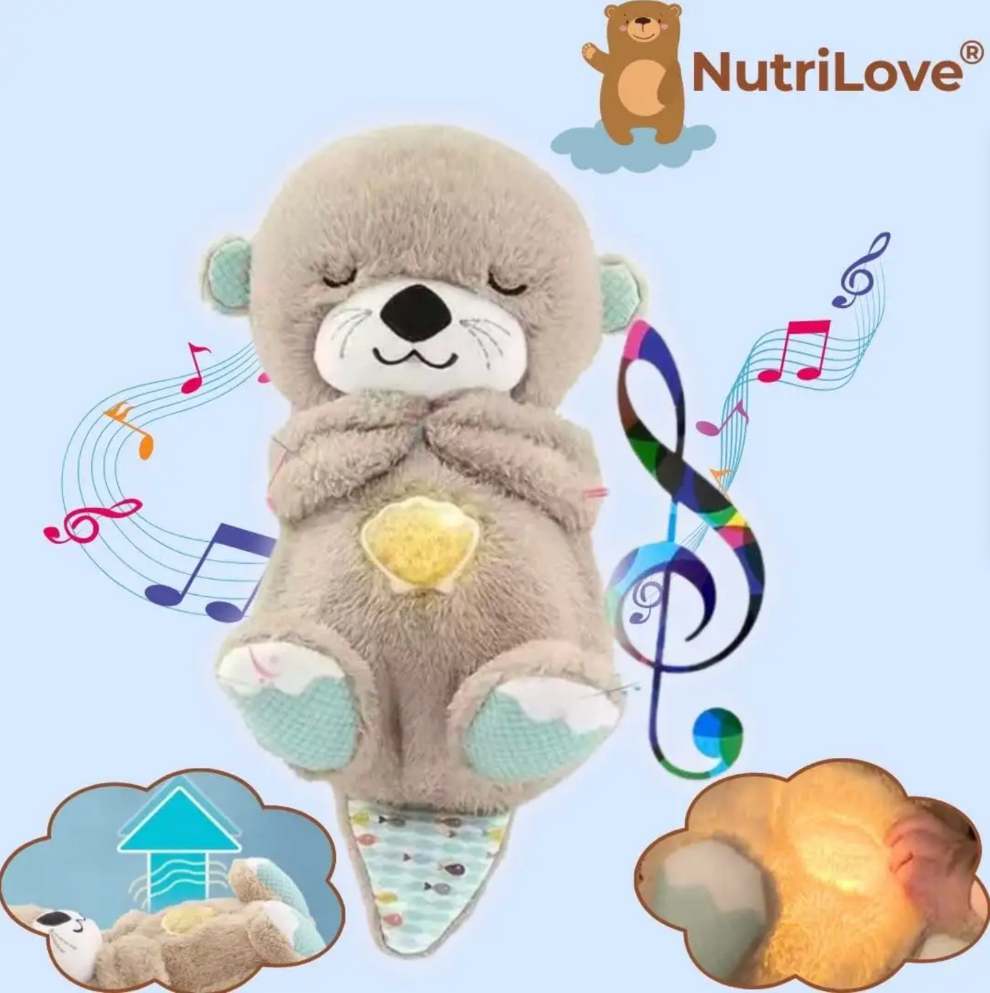 NutriLove® - Peluche Nutria Relajante