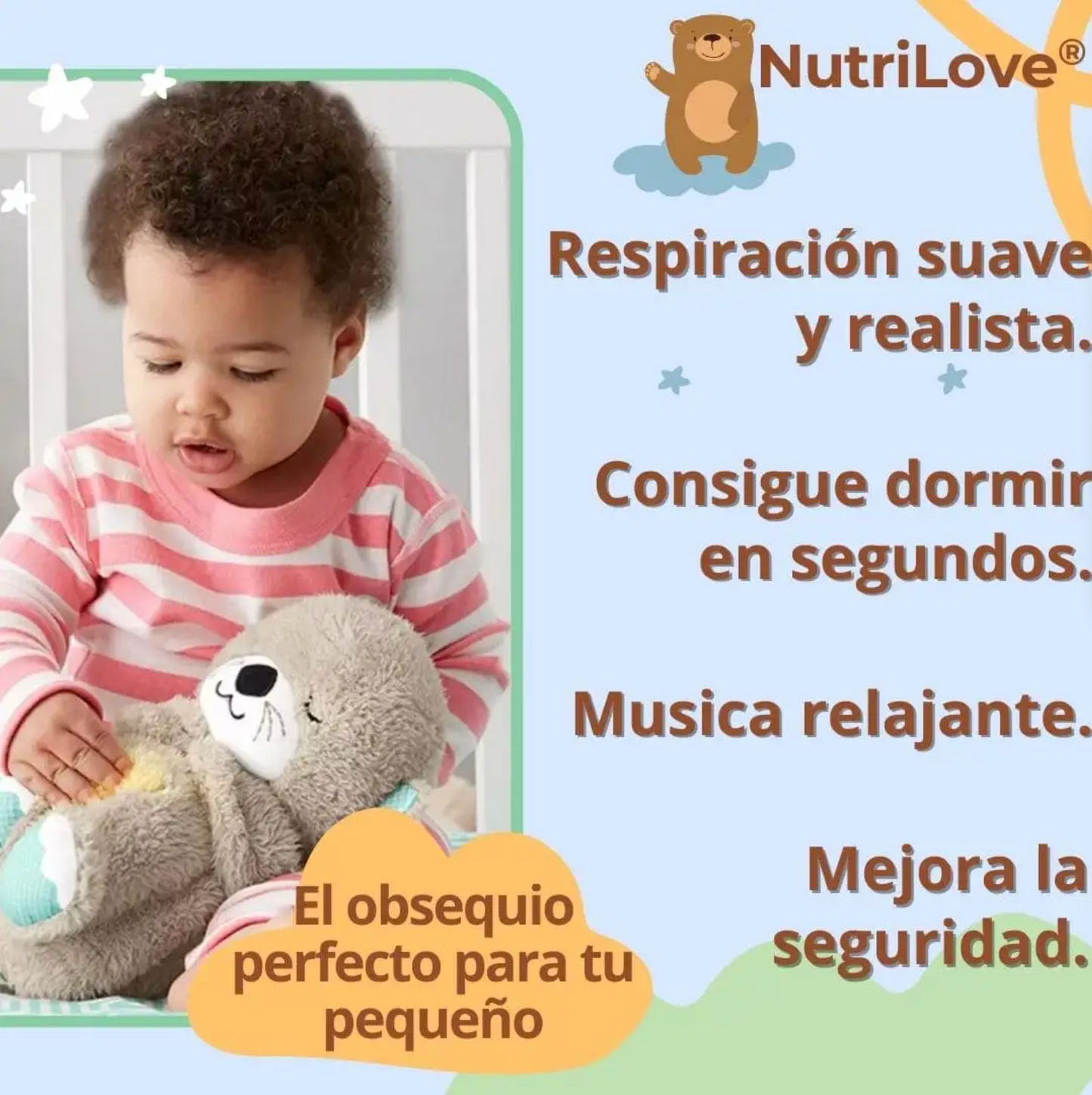 NutriLove® - Peluche Nutria Relajante