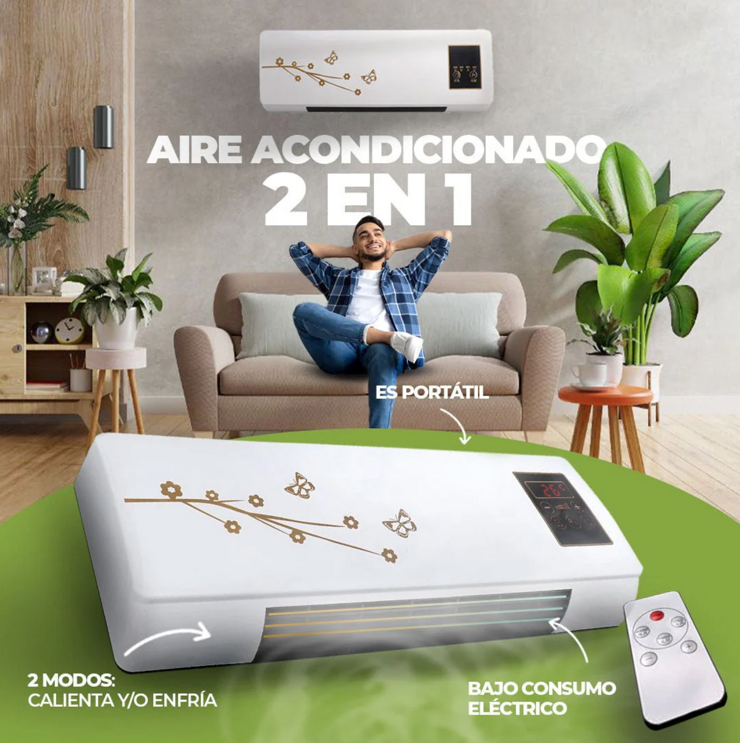 Split Max® - Aire Acondicionado 2 en 1 Portátil