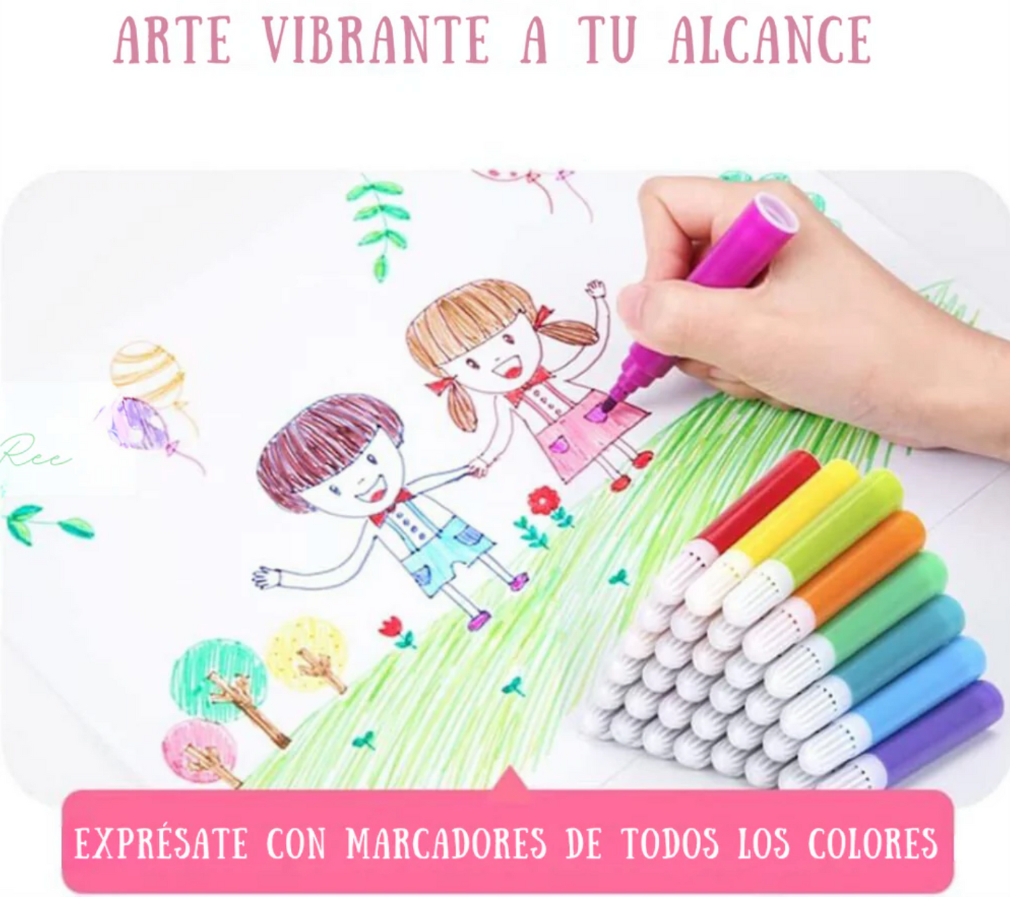 Kit Maletín De Arte Escolar 208 Piezas