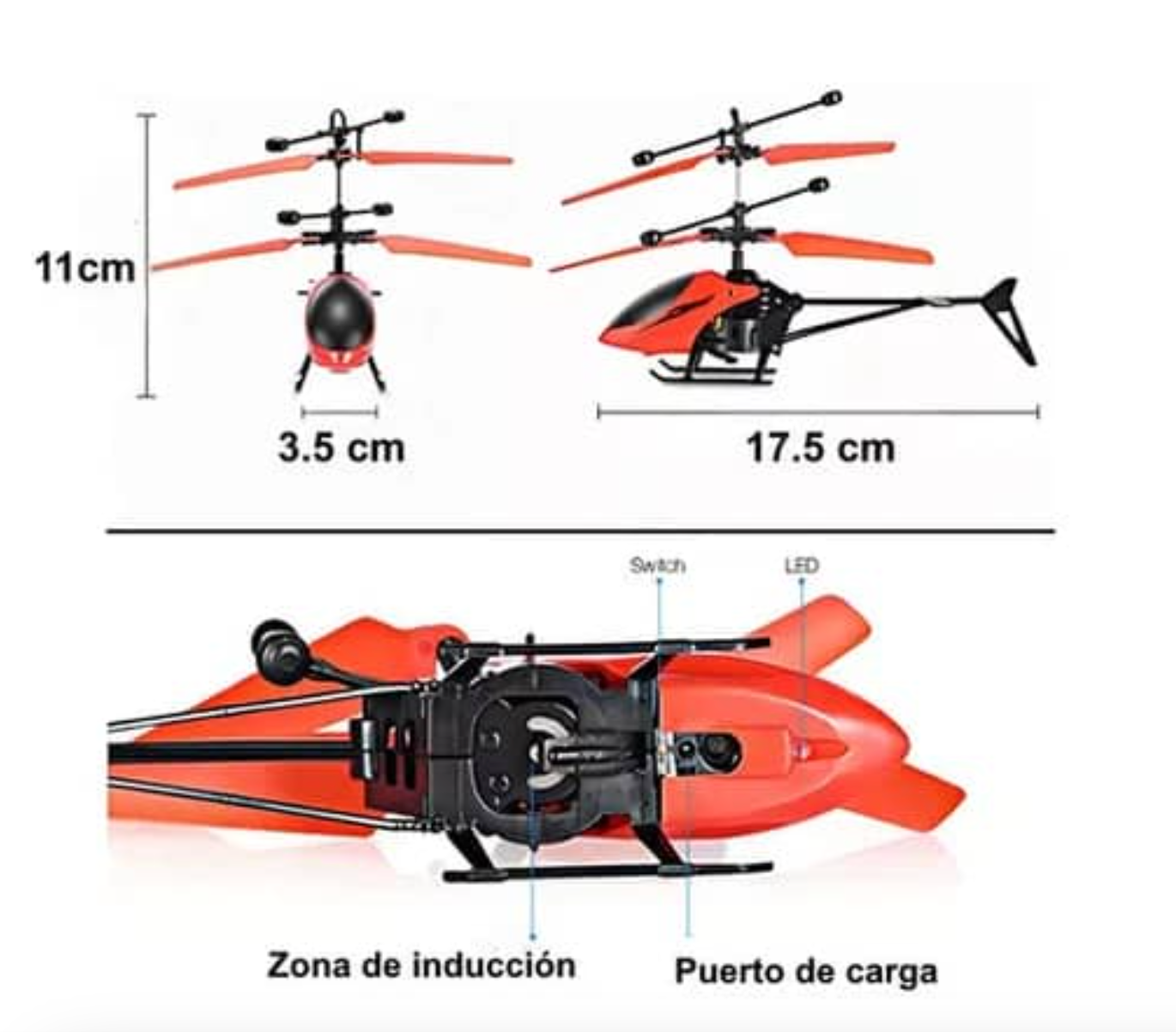 SkyPilot® - Helicóptero para Niños