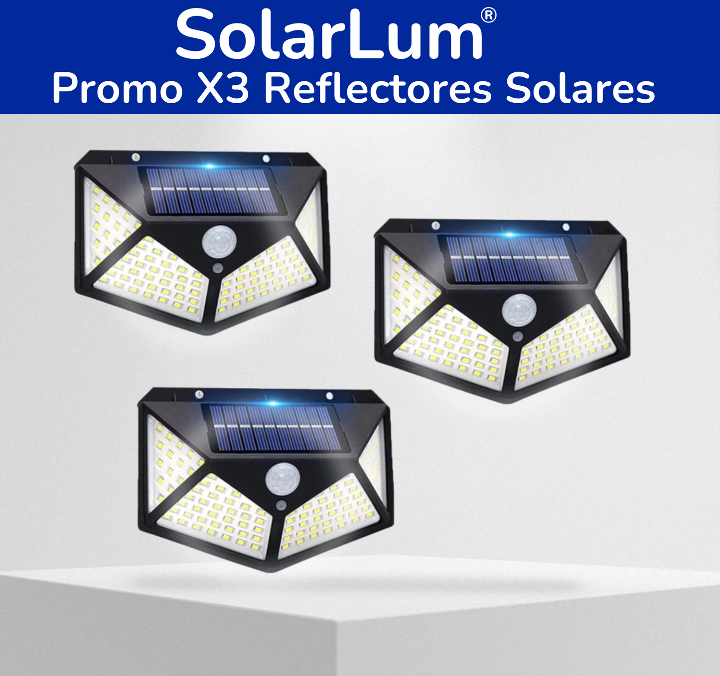 SolarLum® - Promo X3 Reflectores Solares