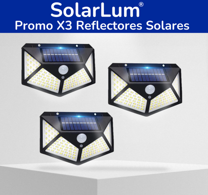 SolarLum® - Promo X3 Reflectores Solares