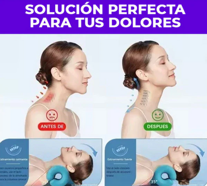 2x1 CerviRelax® - Almohada Cervical Terapéutica | Relajador de Cuello y Hombros