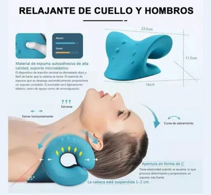 2x1 CerviRelax® - Almohada Cervical Terapéutica | Relajador de Cuello y Hombros