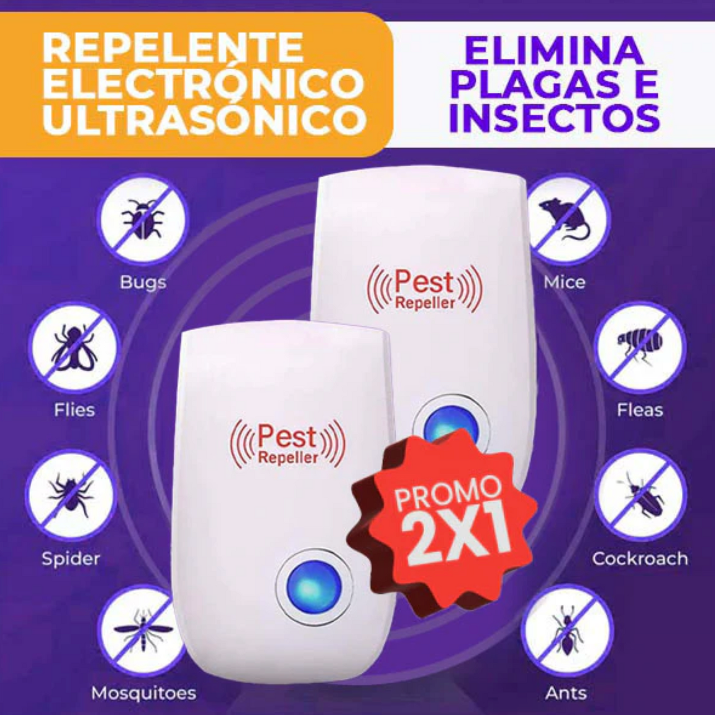 2x1 UltraRepel® - Repelente Contra Plagas