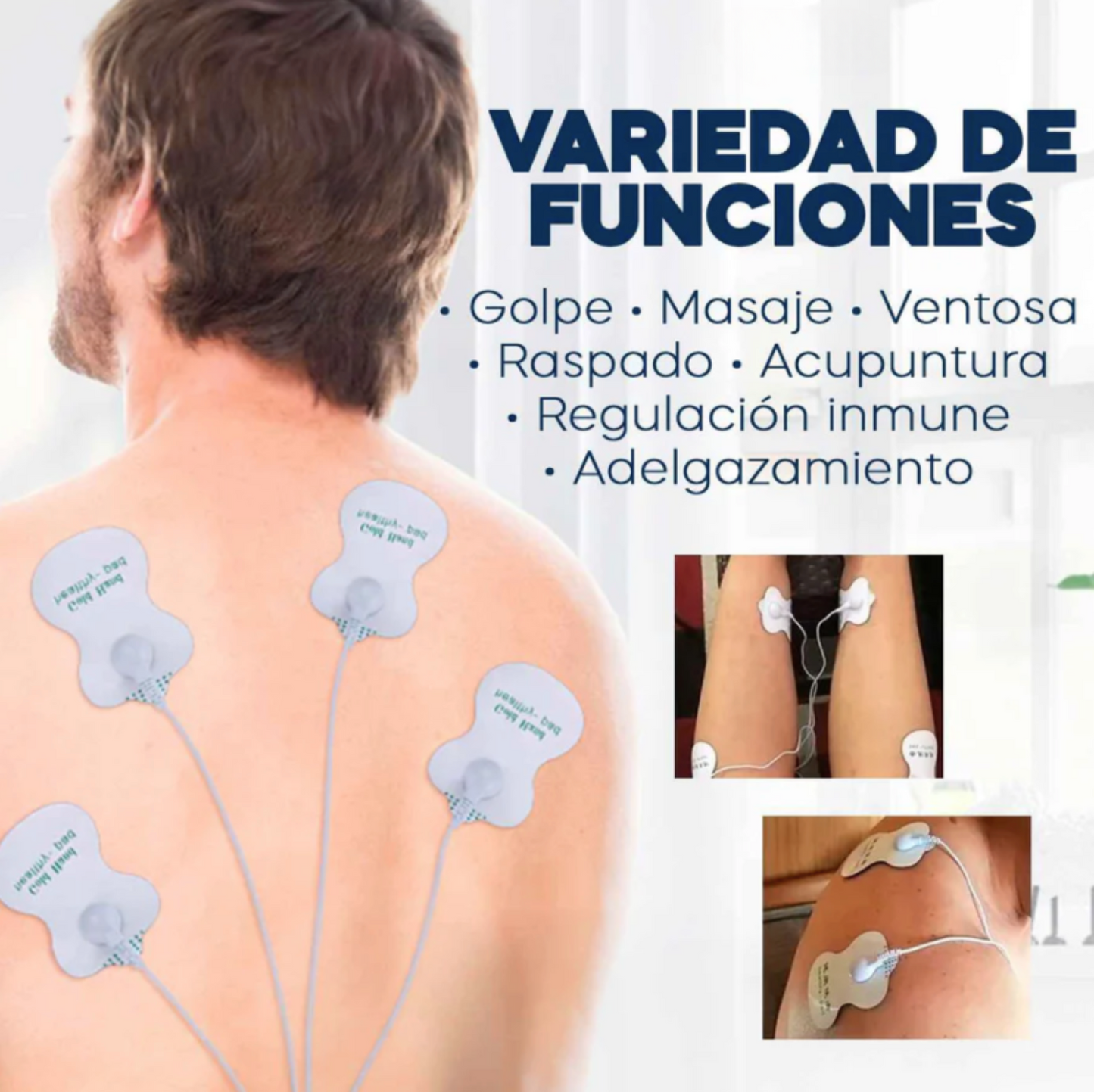 ElectroMax® - Electro Estimulador para Aliviar el Dolor Muscular