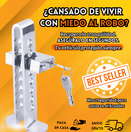 SteelGuard Pro® - Pedal Antirrobo Ultrarresistente