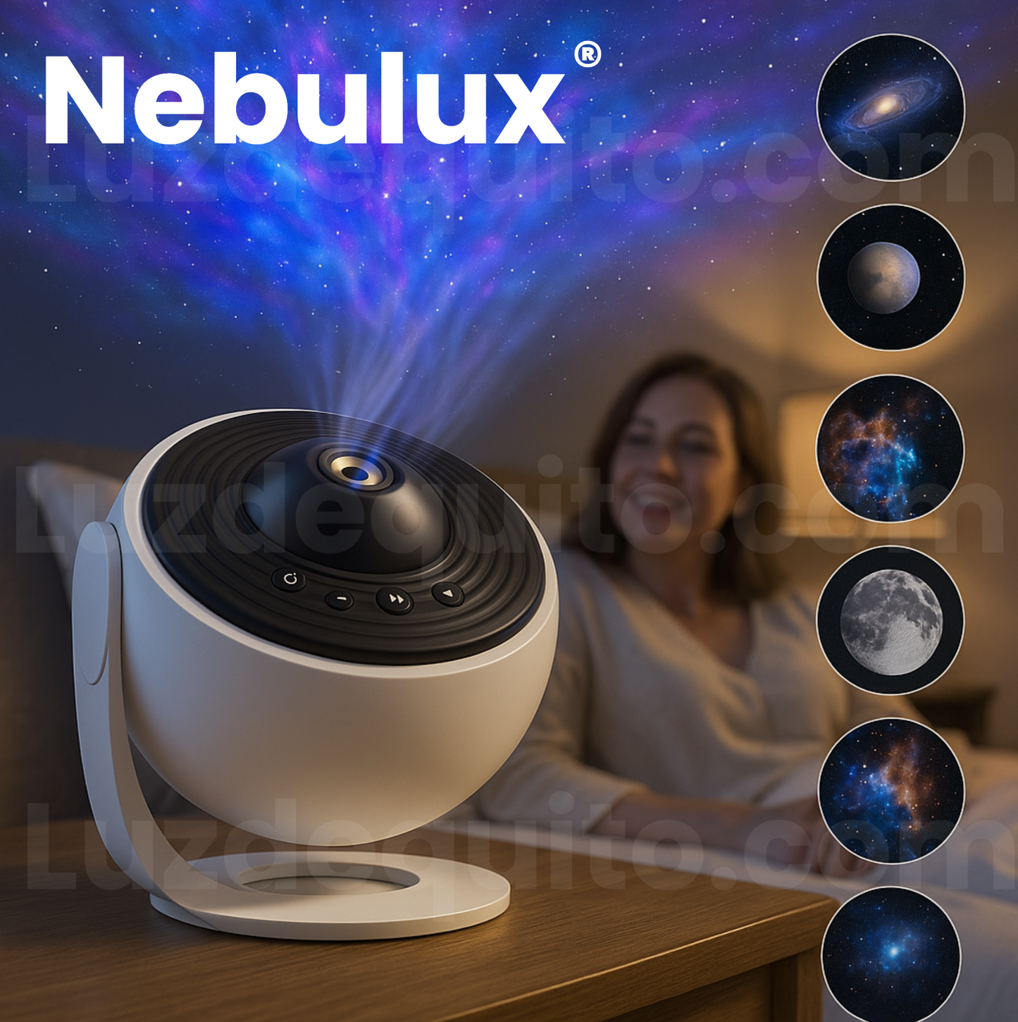 Nebulux® - Lampara de Galaxia Planetario 🪐