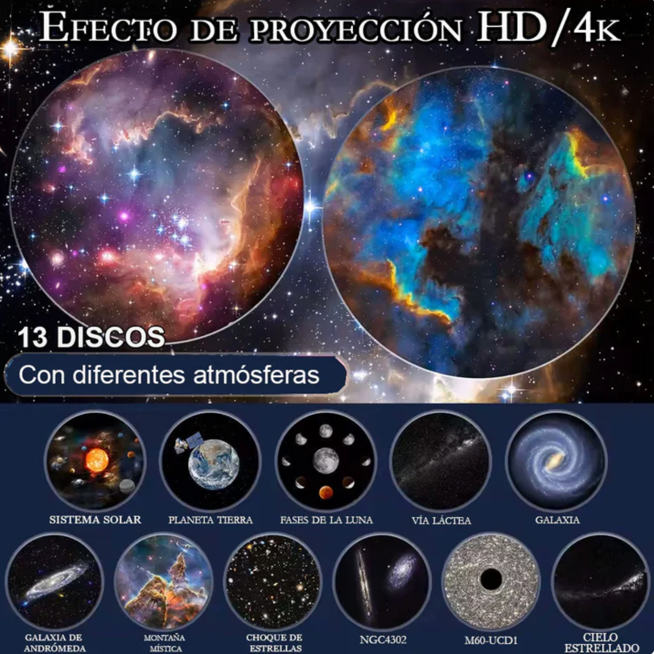 Nebulux® - Lampara de Galaxia Planetario 🪐