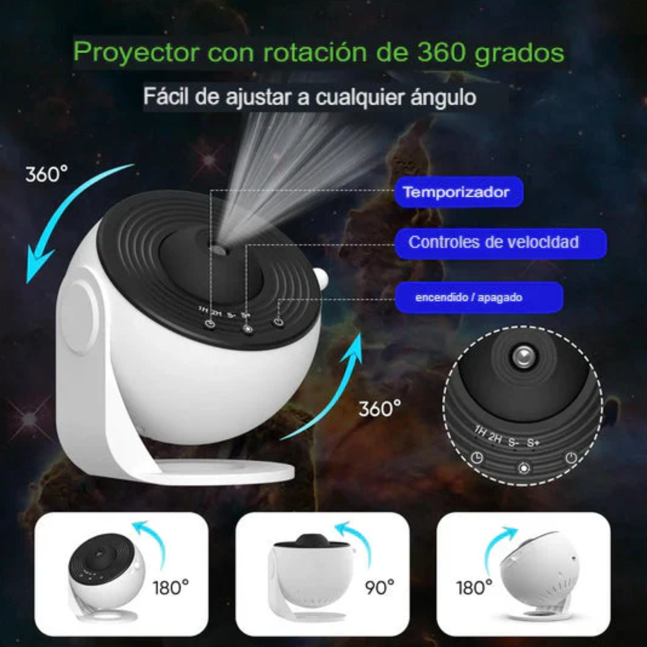 Nebulux® - Lampara de Galaxia Planetario 🪐