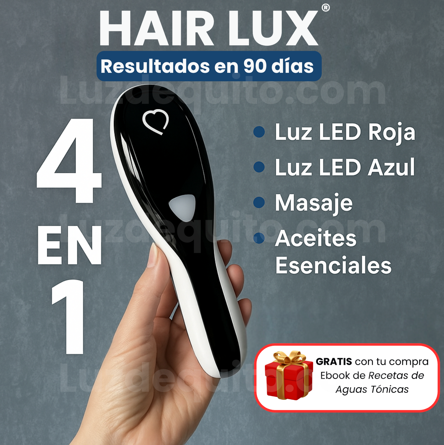 HairLux® - Cepillo de Masaje Vaporizador