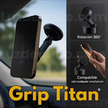 2x1 Grip Titan® - Soporte Magnético 360º y Magsafe (Compatible con iPhone y Android)