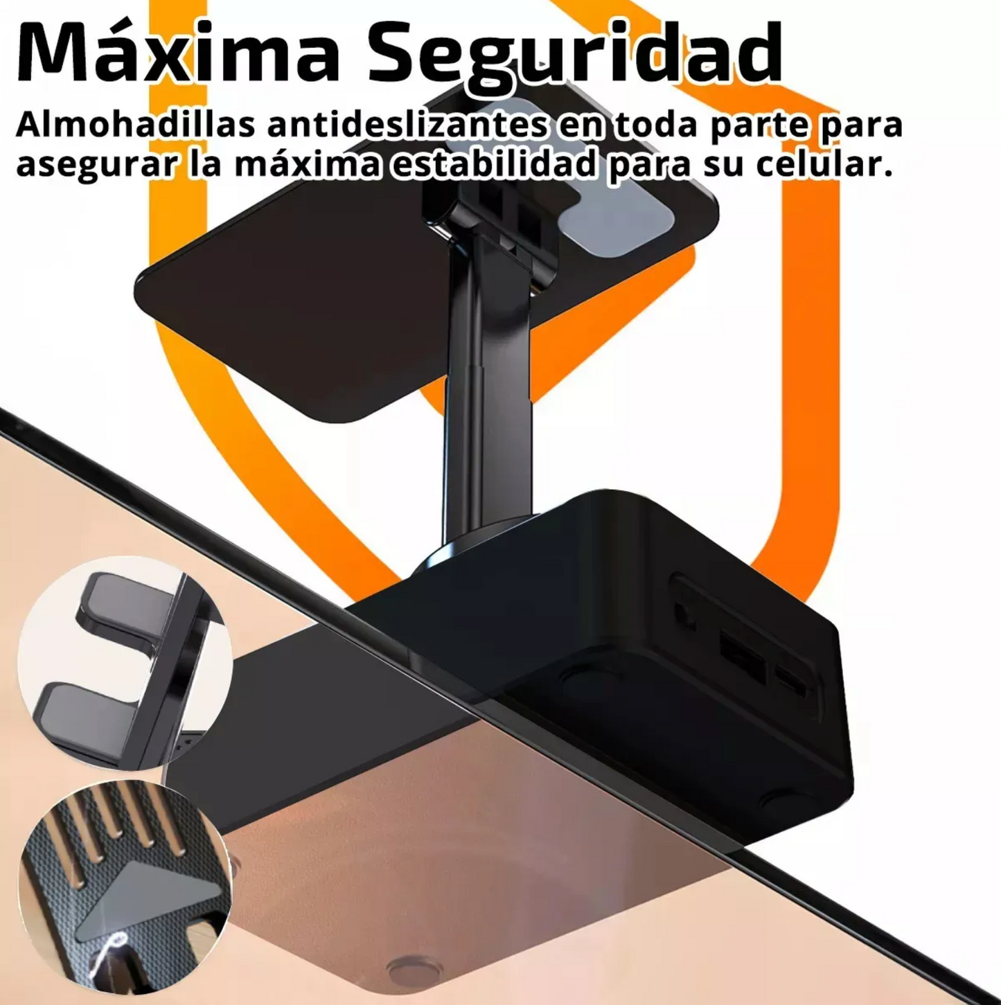 EchoBase® - 3 En 1 Bocina Bluetooth Inalámbrica Con Soporte Para Celular