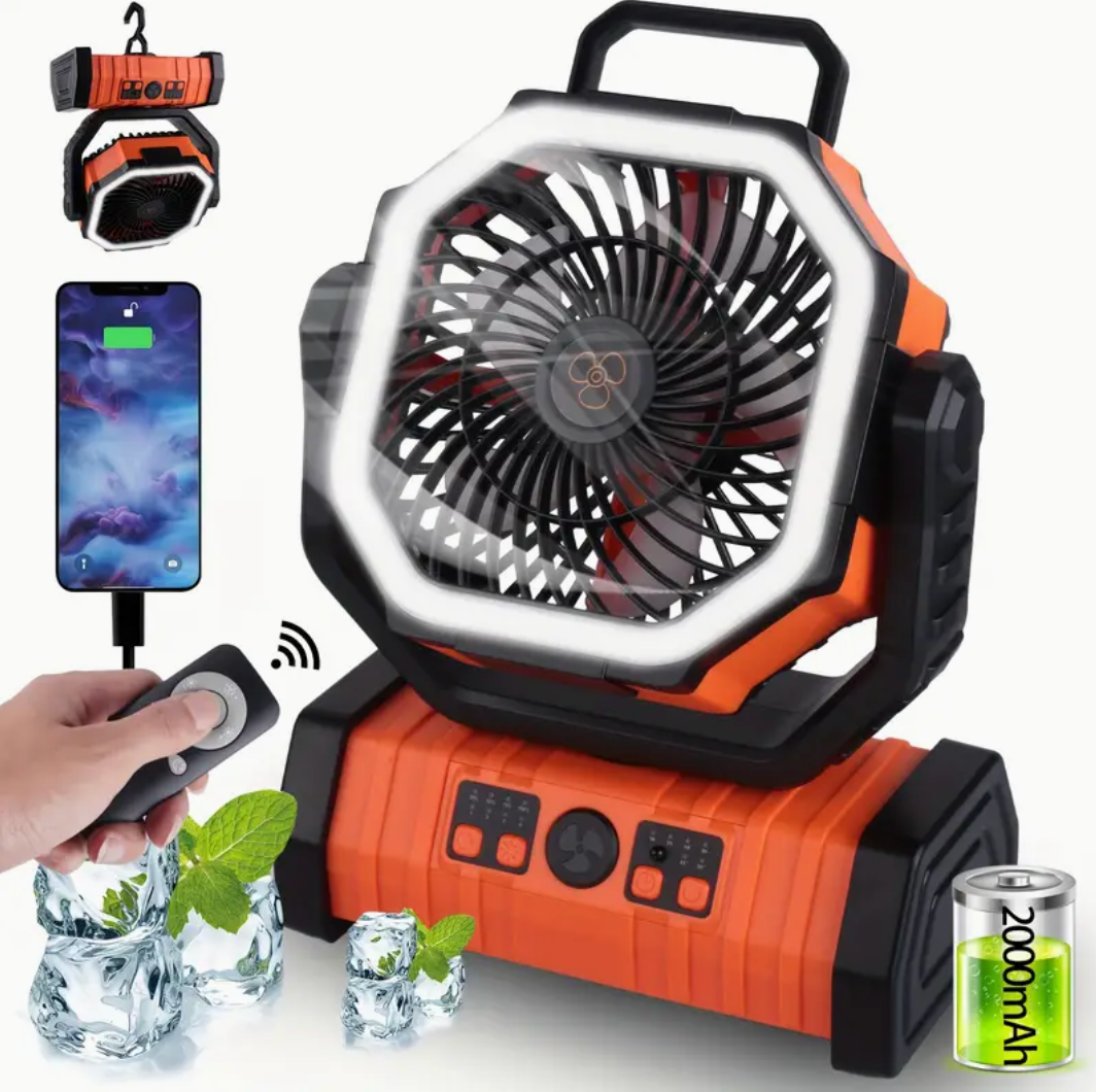 FreshCamp® - Ventilador Portátil Recargable